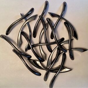 Bundle of 20 gun metal grey draw handles pulls